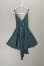 Lulus Dress Womens Small Fit and Flare Sleeveless V Neck Party Cocktail Mini