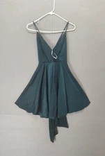 Lulus Dress Womens Small Fit and Flare Sleeveless V Neck Party Cocktail Mini