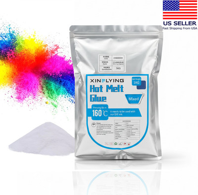 1kg Medium DTF Powder White Direct to Film TPU  Hot Melt Adhesive Powder