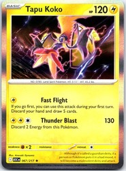 Tapu Koko (Quick Ball) 067/217 Ascended Heroes