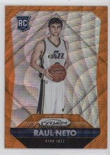 2015-16 Panini Prizm Rookies Orange Wave Prizm Raul Neto #318 0q3