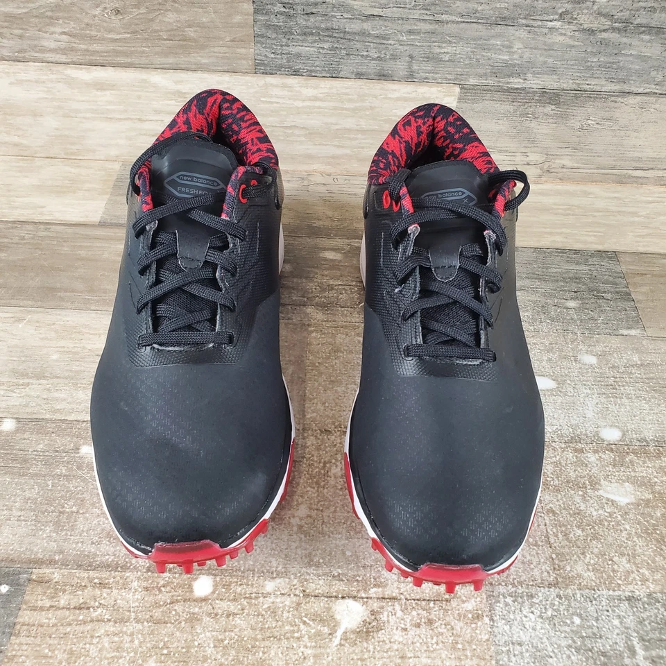 Zapato de golf New Balance Fresh Foam X Defender para hombre talla 9,5 D negro con cordones Foto 2 de 4