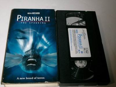 VHS Piranha II The Spawning James Cameron Lance Henriksen