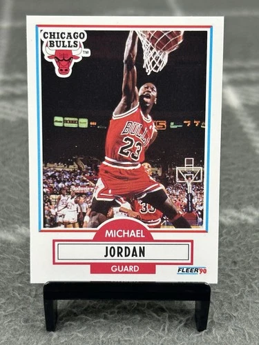 1990-91 Fleer Michael Jordan #26 Chicago Bulls HOF