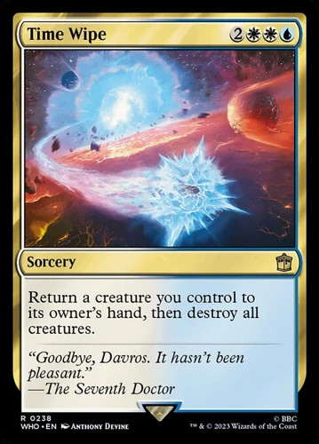 Time Wipe - Foil WHO MP MTG