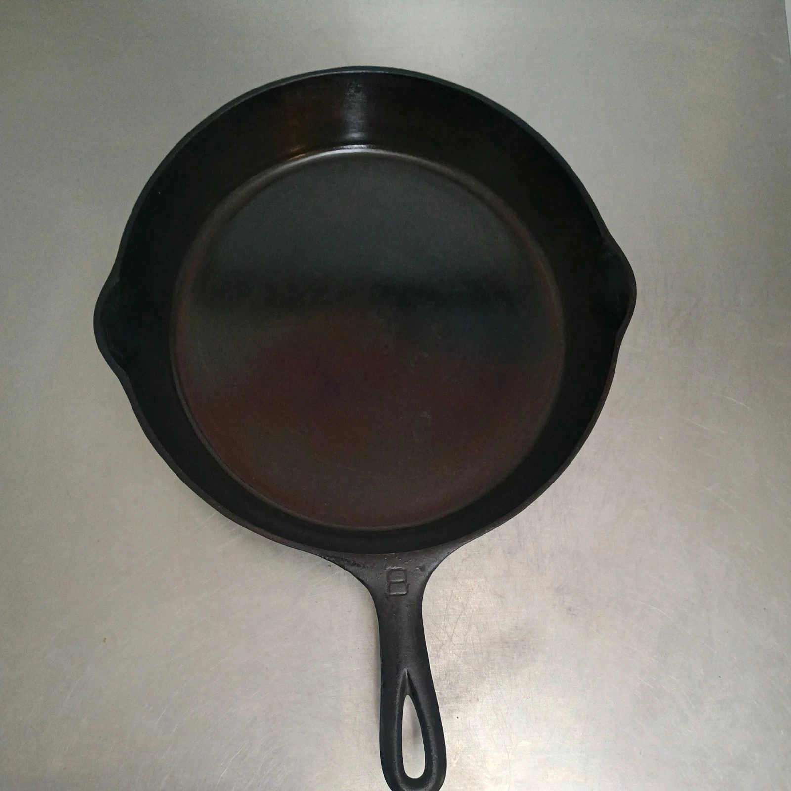 Griswold Cast Iron #8 Large Block Logo Skillet