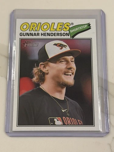 GUNNAR HENDERSON Image Variation SP #287 Orioles - 2026 Topps Heritage