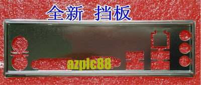 Customized I/O IO Shield backplate For H61M-K H81M-K B85M-F PLUS MOTHERBOARD