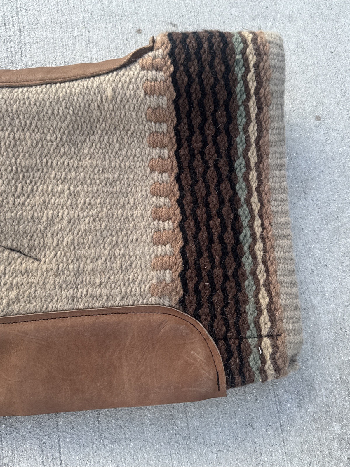 Horse Tack Impact Gel Woven Top Western Aztec Native American Saddle Pad