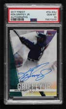 2017 Topps Finest Auto Ken Griffey Jr #FA-KGJ PSA 10 GEM MT Auto HOF 06bg