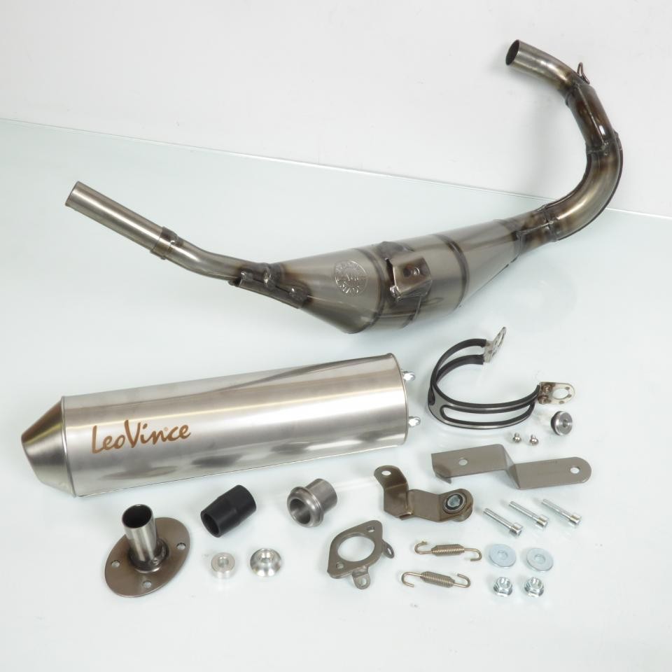 Pot d échappement Leovince 3408N pour moto Derbi 50 Senda R
