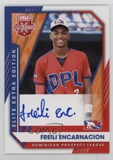 2021 Panini Elite Extra Edition Signatures Freili Encarnacion #203 Auto 1s9d