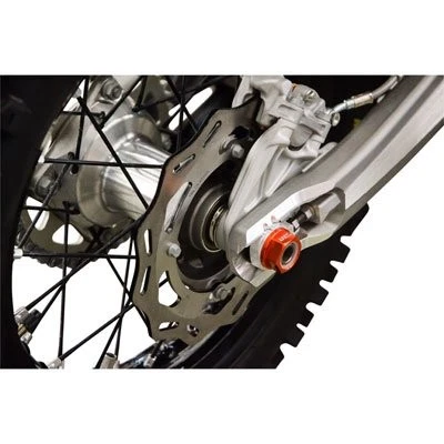 Tuerca de eje Tusk Nyloc M25 X 1,50 naranja para KTM 450 XC-F 2013-2021 Foto 3 de 4