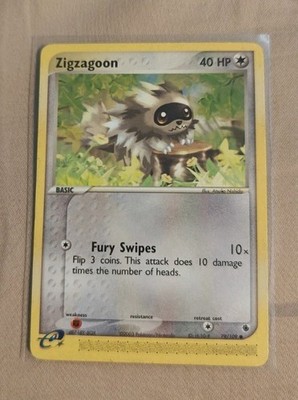 Pokemon TCG Zigzagoon 79/109 Ruby and Sapphire Regular LP Card