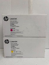 Lot 2 HP CE262AC CE263AC Yellow/Magenta Toner HP LaserJet Enterprise