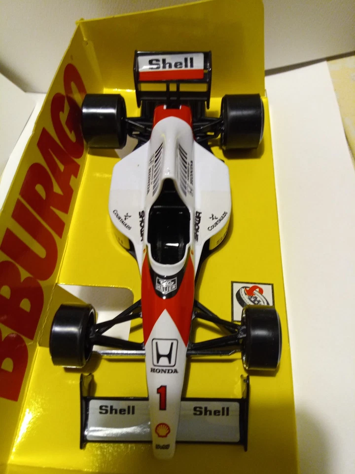 Bburago 1/24 Grand Prix F.1 McLaren MP4/5 Ayrton Senna 1991 - Immagine 3 di 4