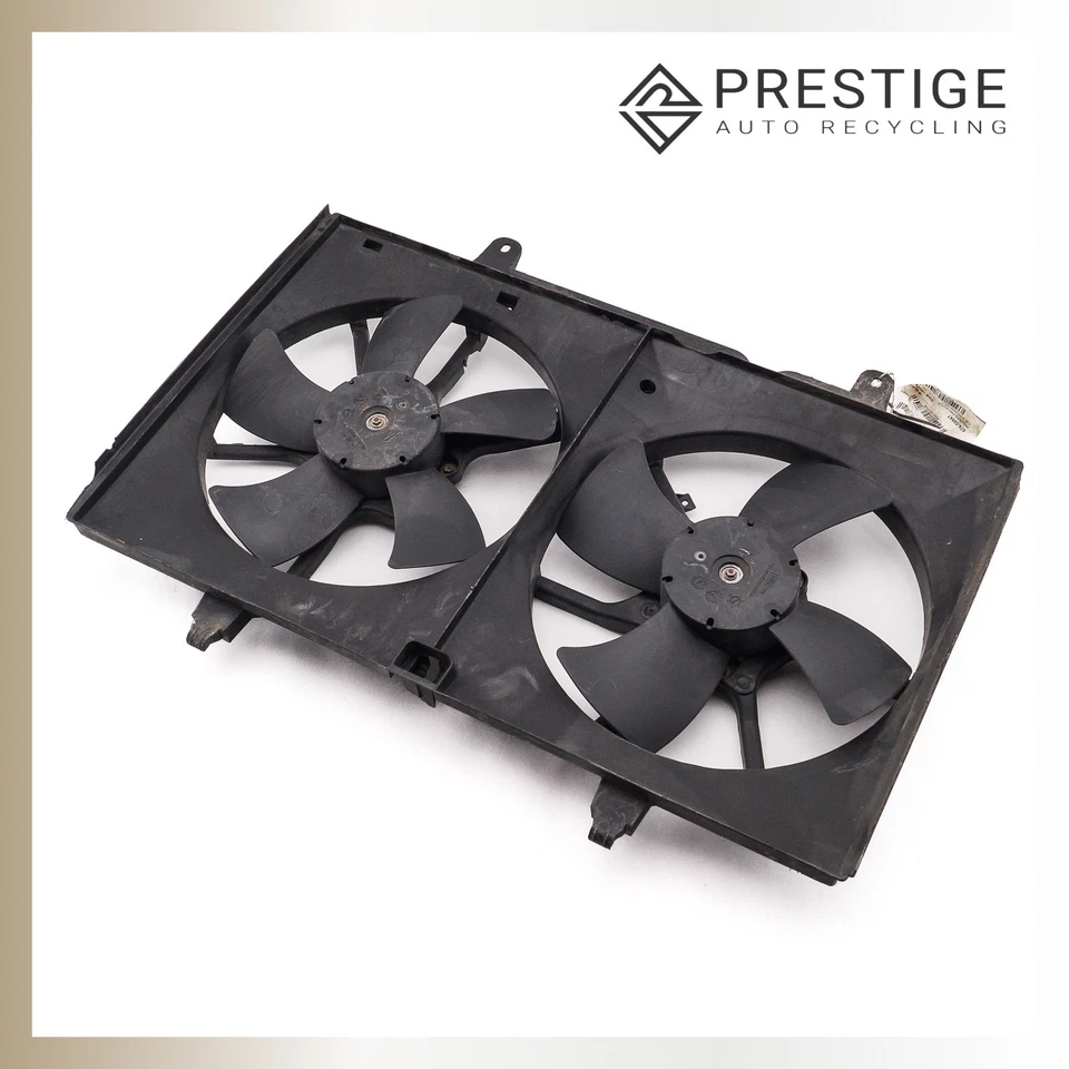 Motor ventilador de refrigeración doble radiador Nissan Quest 2004-2009 con cubierta 21481-5Z000 Foto 2 de 4