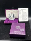 1992-S $1 Proof Silver American Silver Eagle $1 US Coin COA + OGP B2