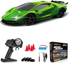 RC Drift Car 1:24 Remote Control Car 4WD 15KM/H High Speed Racing Sport Car with