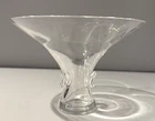 vintage STEUBEN Clear Crystal 5" TRUMPET FLOWER VASE (#8020)  by George Thompson