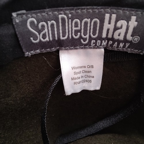 San Diego Hat Company ~ Brown ~ Fedora w/ Double Leather Band - Picture 5 of 5