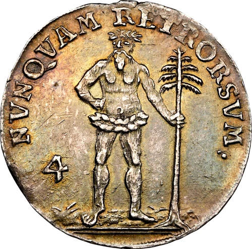 1756 IBH German States Brunswick Wolfenbuttel 4 Mariengroschen NGC UNC Germany