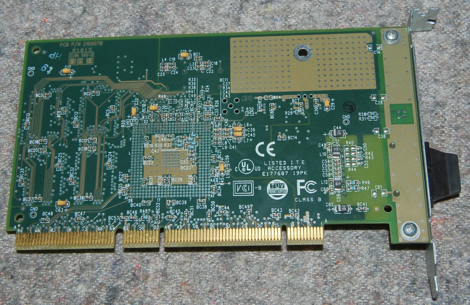 3Com Gigabit Fiber Server 1000BASE-SX/MM PCI-X 3C985B-SX LAN ethernet adapter - Image 3 of 3