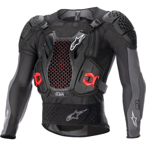 ALPINESTARS BIONIC PLUS V2 BLACK/RED BODY ARMOUR JACKET X-LARGE AS6506723103662 - Picture 1 of 2