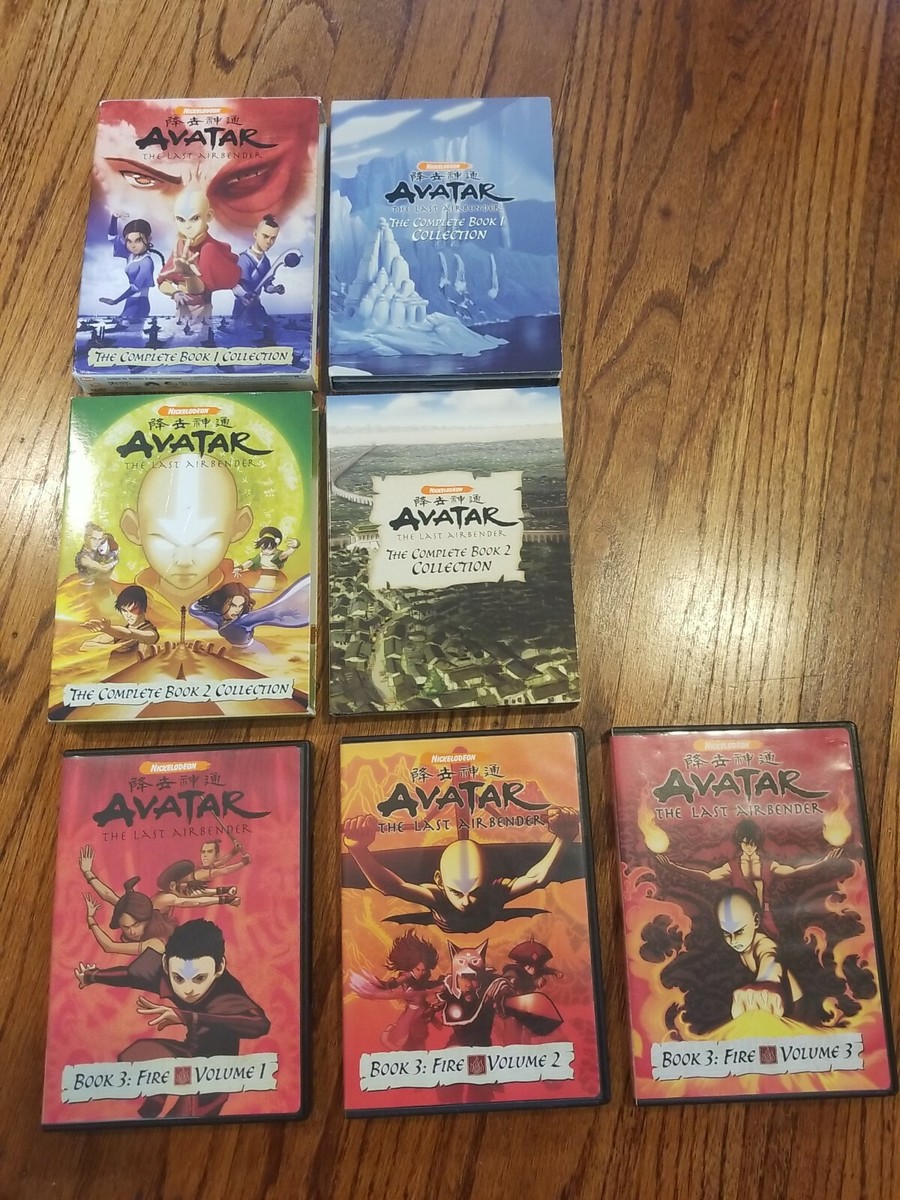 Avatar The Last Airbender Complete Book 1, 2, 3 Collection