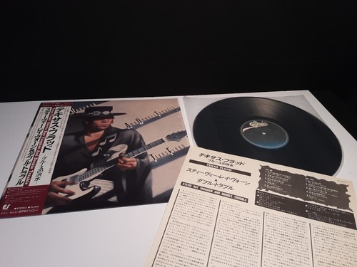 STEVIE RAY VAUGHAN"Texas Flood"Lp Japan-Obi-Vinyl Japanese Soul Weather Live Sky - Picture 13 of 13