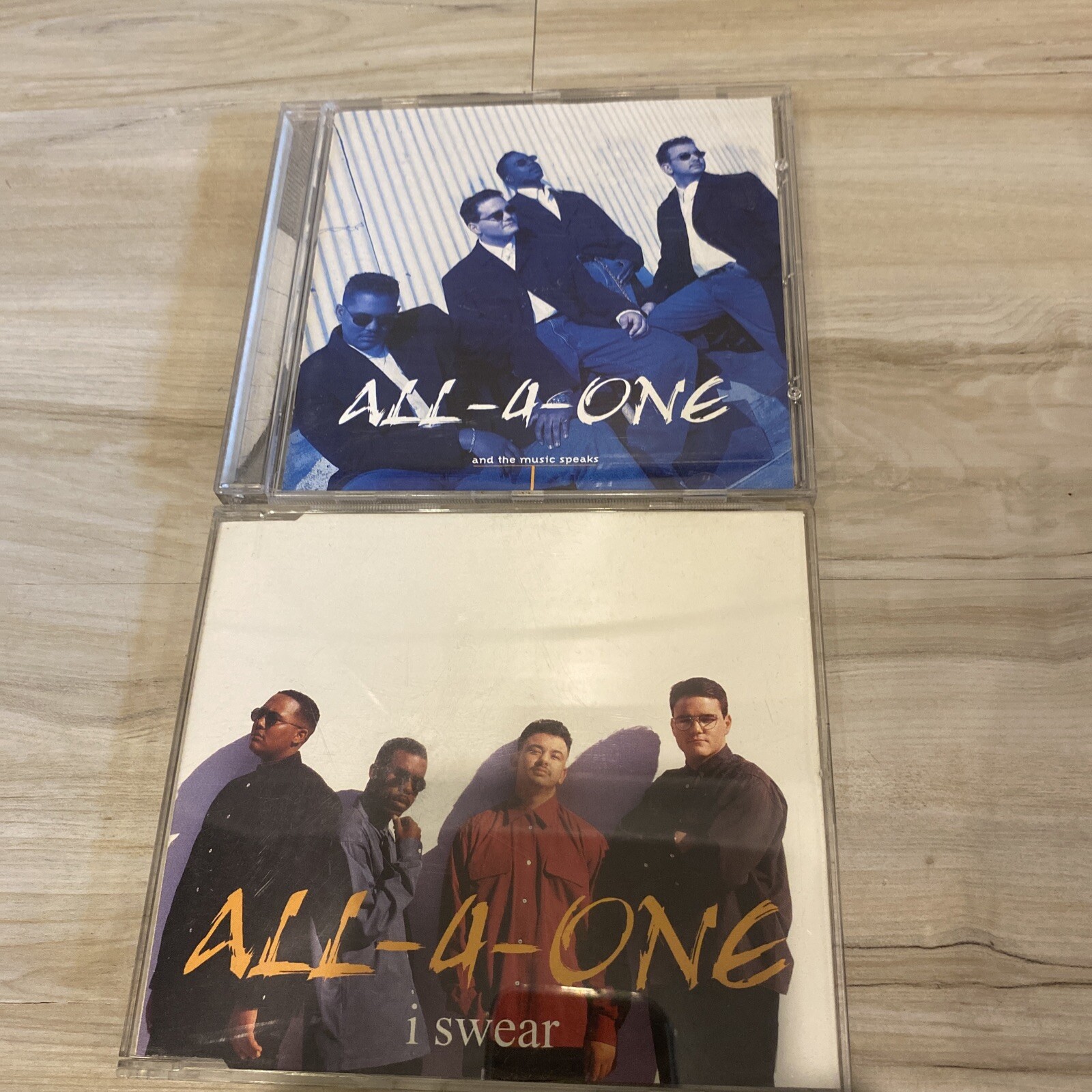 ALL 4 ONE - I Swear Import Single & And The Music Speaks VG