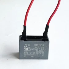 CBB61 6mfd 6uf  6.0uf 250V VAC 50/60Hz  Ceiling Fan Capacitor US STOCK