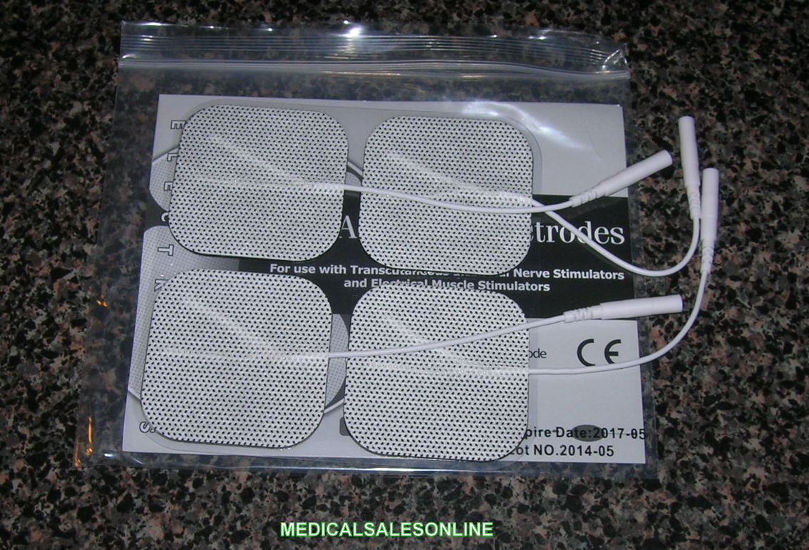 Elettrodi Autoadesivi Per Massaggiatore Cuscinetti Elettrodi Di Ricambio Per Massaggiatore TENS - Riutilizzabili E Autoadesivi Pad Allenamento - Foto 5