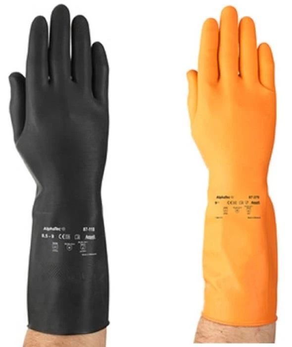 Ansell Marigold Extra Heavy Duty Strong Thick Rubber Gloves Cleaning Chemicals