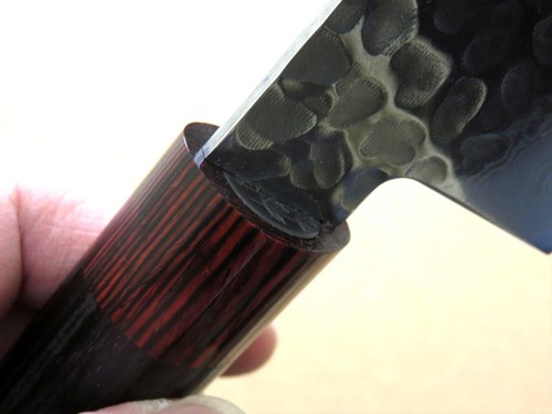 Japanese SETO ISEYA-I Kitchen Gyuto Chef Knife 8.3" Damascus Hammered SEKI JAPAN - Picture 7 of 10