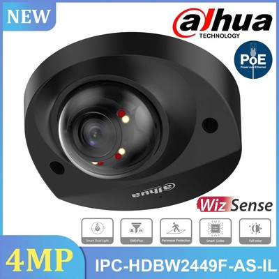 Dahua IPC-HDBW2449F-AS-IL 4MP WizSense Full Color SMD Plus IR IP Kamera Mic PoE