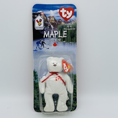 Ronald McDonald House Charities Ty Beanie Babies Maple The Bear (1999, New)