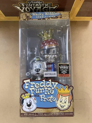 Pirate Freddy Funko Proto Wacky Wobbler Box of Fun 2024 Funtastic Voyage New