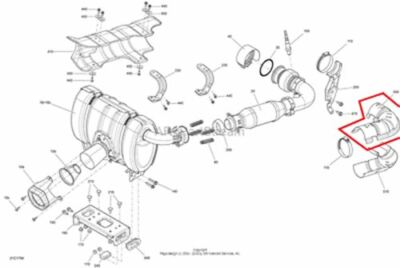 NEW OEM CAN-AM MAVERICK X3 MAX UPPER EXHAUST PIPE HEAT SHIELD