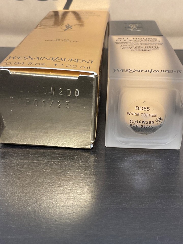Ysl 84 YSL ALL HOURS FOUNDATION 0.84 OZ Flawless Matte UP TO 24H Wear SPF20 ...