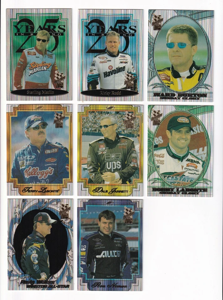2002 VIP EXPLOSIVE LAZER NUMBERED PARALLEL #LX27 Tony Stewart #xxx/420! SCARCE! - Image 3 of 4