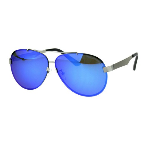 Gafas de Sol Lente Polarizada Unisex Redondo Piloto Metal Luz Marco - Imagen 18 de 25