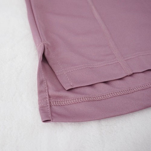 Nike Women Dri-FIT Miler Running Top Mesh Fabric AT4196-515 Dusty Mauve Size L - Picture 6 of 12