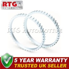 2x ABS Reluctor Rings Front Fits Renault Clio (Mk2) 1.2