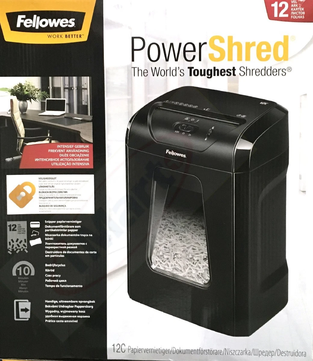 Fellowes PowerShred P40 Strip Cut Shredder Demo 3250005, 45 OFF