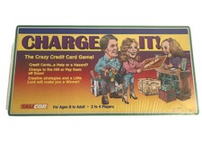 Vintage CHARGE IT Family Board Game 1990/1996 NEW / SEALED RARE