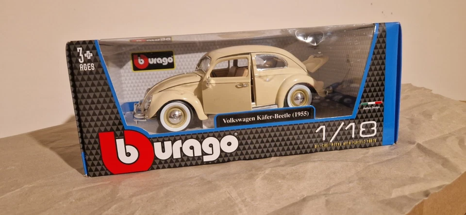 Bburago 18-12029 1:18 VOLKSWAGEN KAFERT-BEETLE BLUE ( - Bild 2 von 2