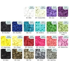 50 sets KAM Plastic Snaps: Size 20 LONG PRONG /XLong Prong 6.2 mm No Sew Snaps