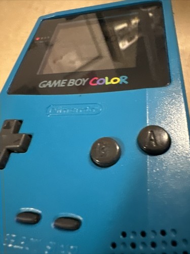 Nintendo Game Boy Color Handheld Game Console - Teal Tested Device Works Fine - Picture 22 of 24