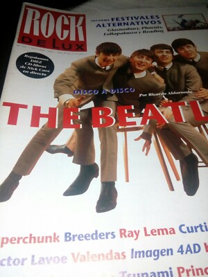 ROCK MAGAZINE very rare mag THE BEATLES GLASTONBURY PRINCE LIVE MOBY no dvd cd